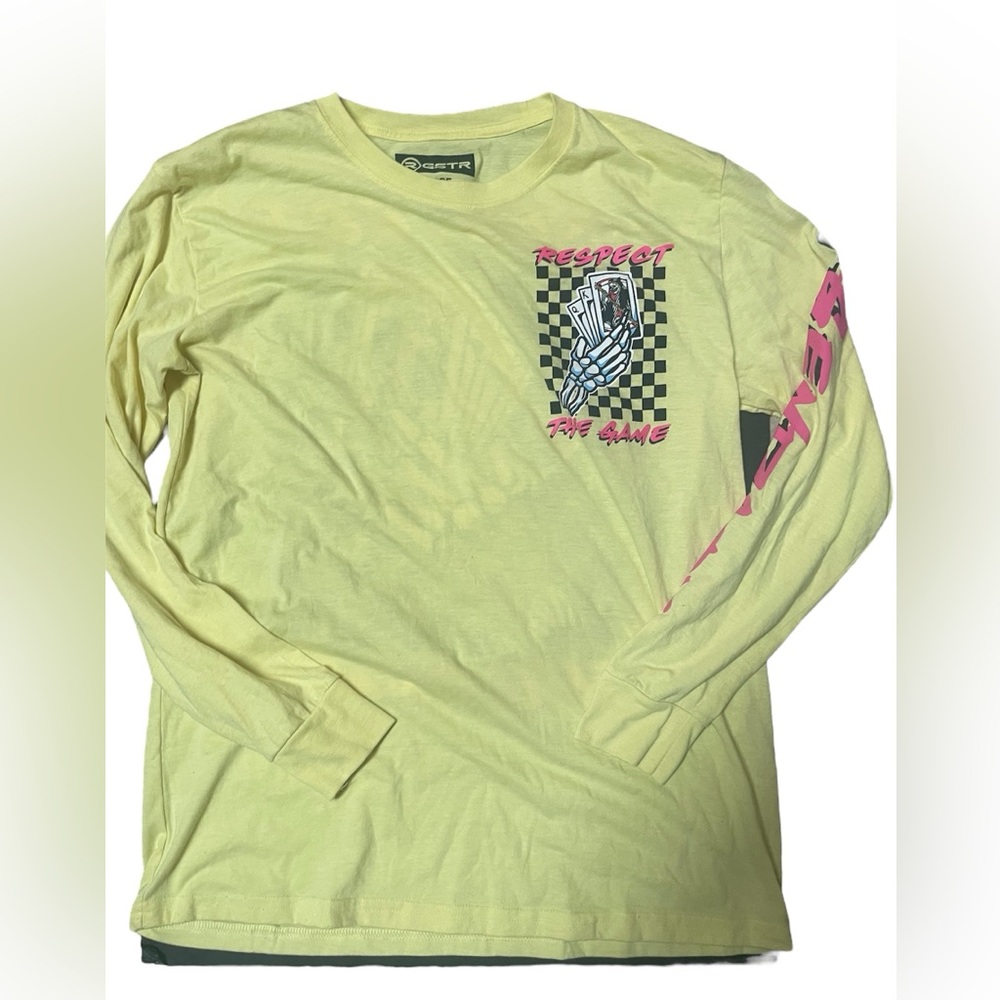 RGSTR Long Sleeve Respect the Game Graphic Tee Shirt, L